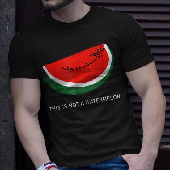 DHAEY 'This Is Not A Watermelon' Palestine Collection T-Shirt – 100% Cotton Unisex Tee, Lightweight
