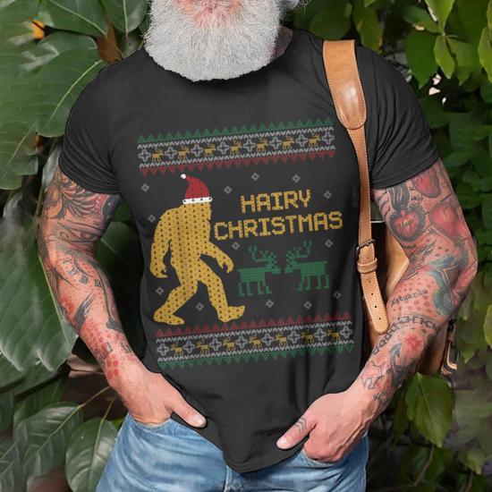 Hairy body christmas sweater best sale