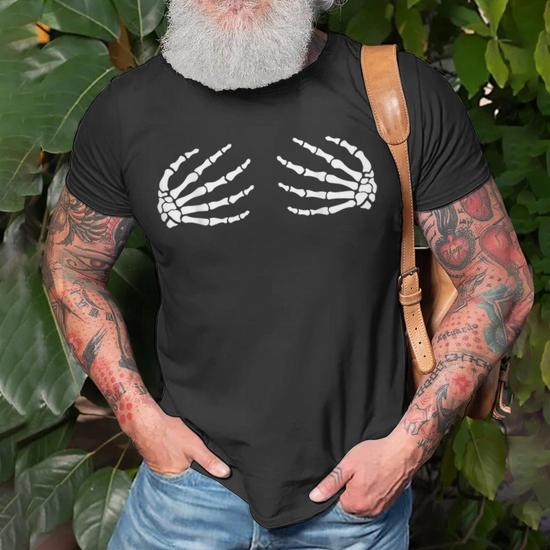 Halloween, Skeleton Hand Bra' Men's T-Shirt