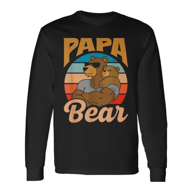 Papa Bear T-Shirt Best Gift for Dad