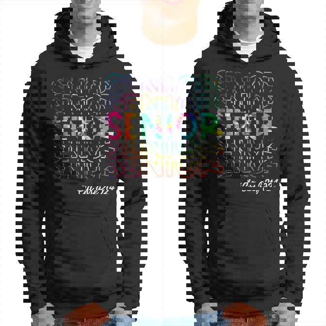 Senior 24 Graduation Class Of 2025 Cute Senior 2025 Hoodie Mazezy