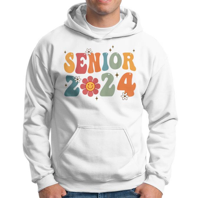 Senior 2024 Class Of 2024 Seniors Graduation 24 Groovy Hoodie Mazezy