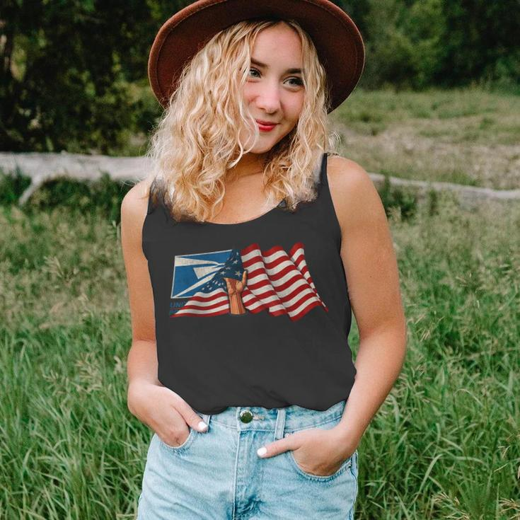 4Th Of July Independence Day Your Name Us Postal Service Unisex Tank Top