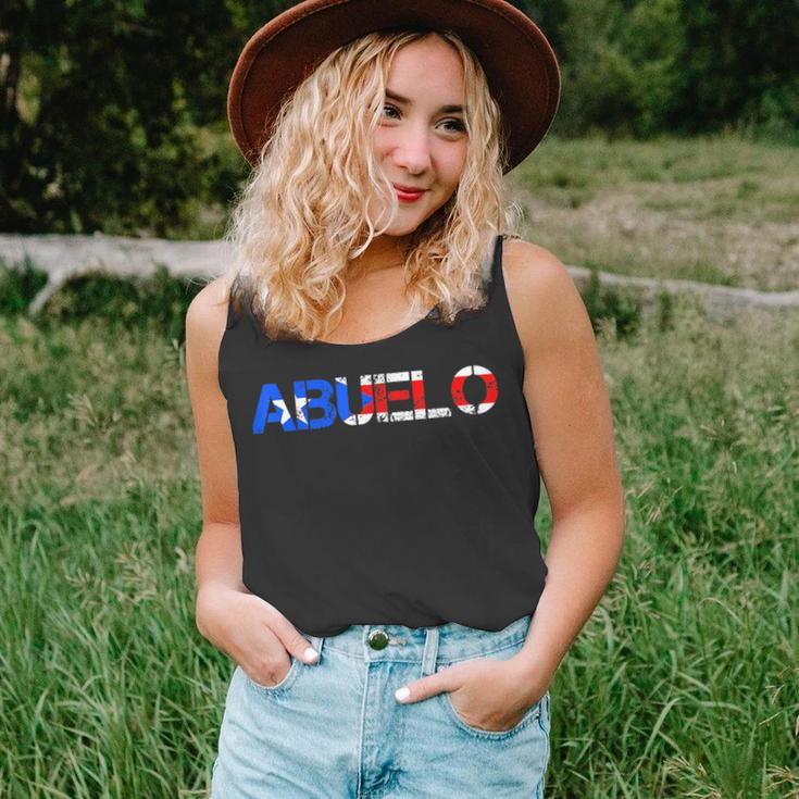 Abuelo Puerto Rico Flag Puerto Rican Pride Fathers Day Gift Unisex Tank Top