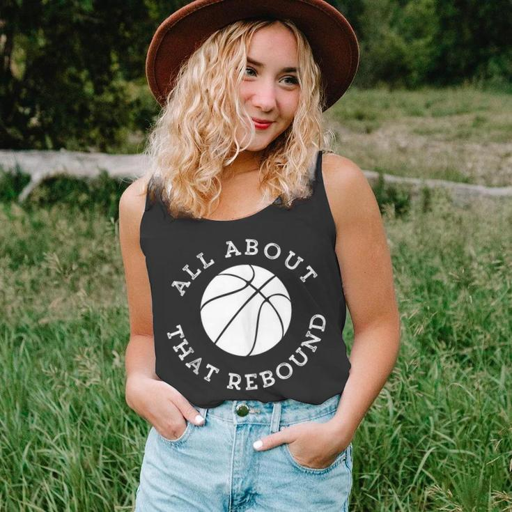 All About That Rebound Motivational Basketball Team Player Unisex Tank Top