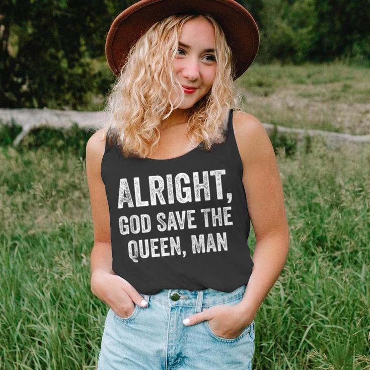 Alright God Save The Queen Man Unisex Tank Top