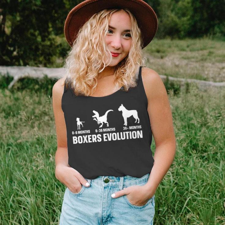 Boxers Evolution Design For A Boxer Owner Unisex Tank Top