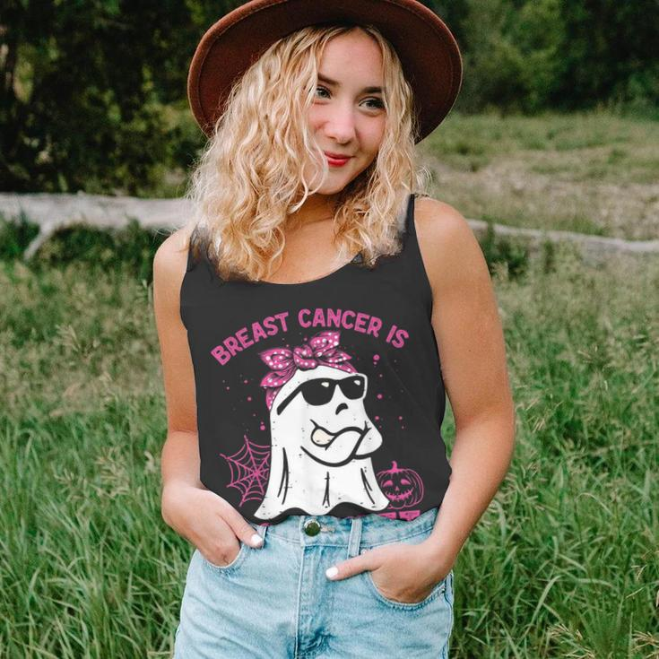 Breast Cancer Is Boo Sheet Breast Cancer Warrior Halloween Tank Top