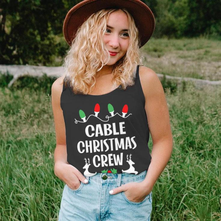 Cable Name Gift Christmas Crew Cable Unisex Tank Top