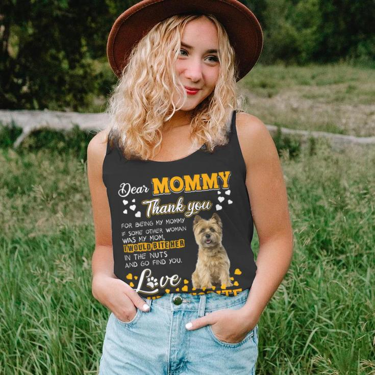 Cairn Terrier Dear Mommy Thank You For Being My Mommy Unisex Tank Top