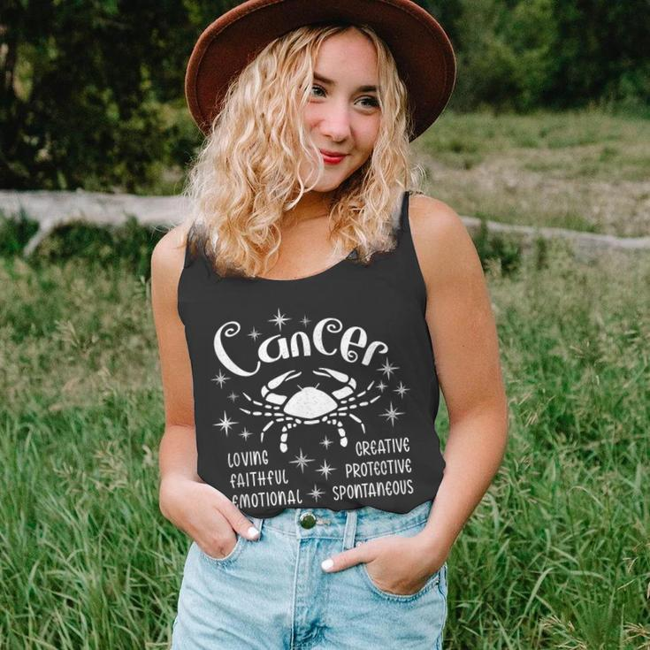 Cancer Personality Traits – Cute Zodiac Astrology Unisex Tank Top