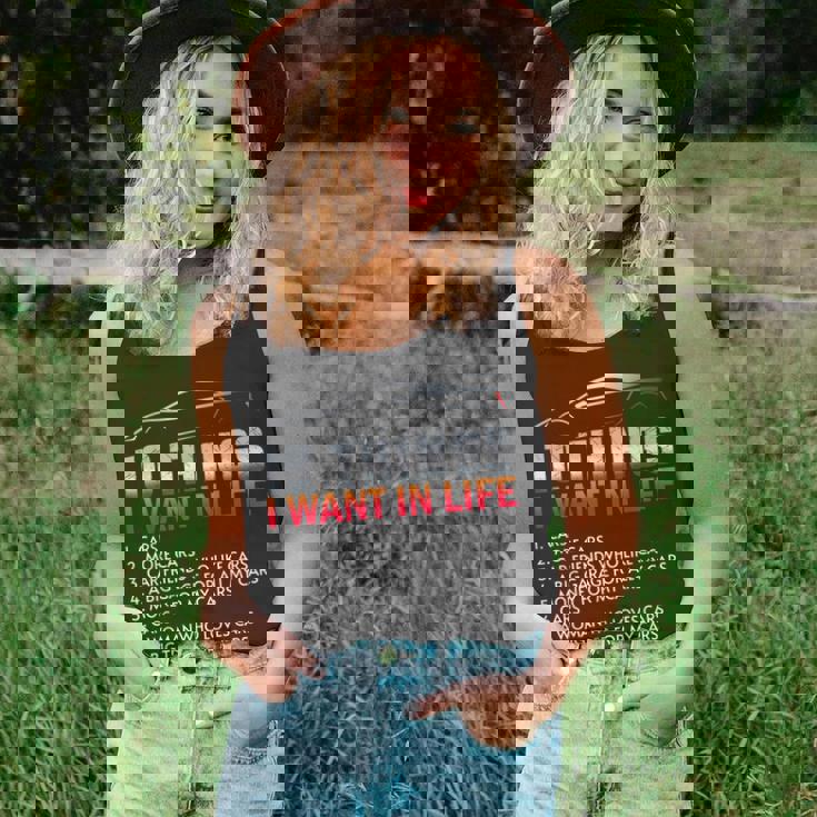 Car Guy 10 Things I Want In My Life Cars More Cars Cars Tank Top