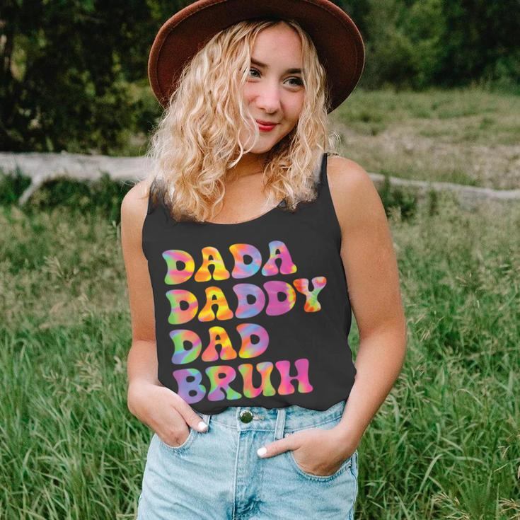 Dada Daddy Bruh Fathers Day Tie Dye Funny Unisex Tank Top