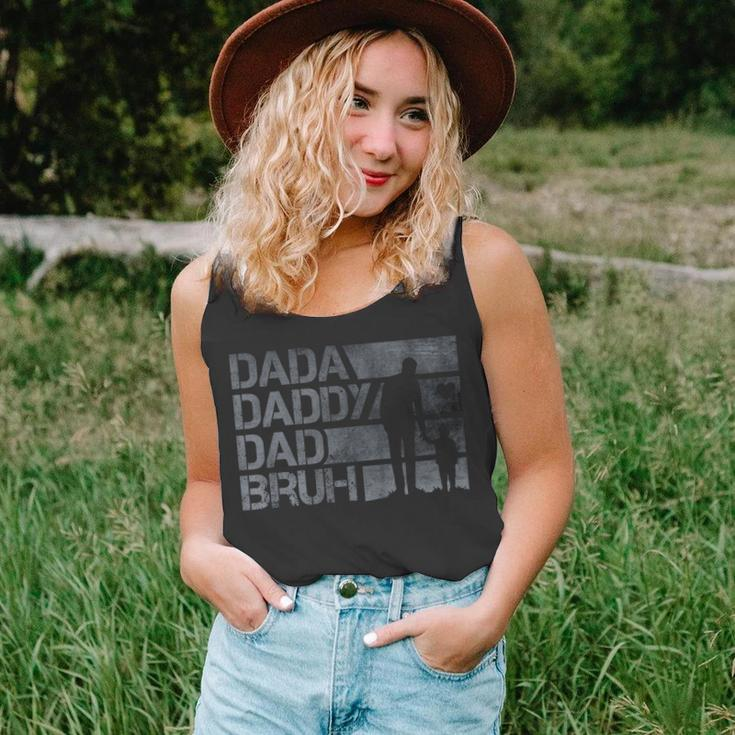 Dada Daddy Dad Bruh Fathers Day Funny New Father Girl Unisex Tank Top