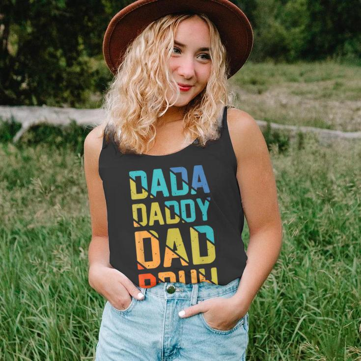 Dada Daddy Dad Bruh Vintage Funny Amazing Fathers Day Gift Unisex Tank Top