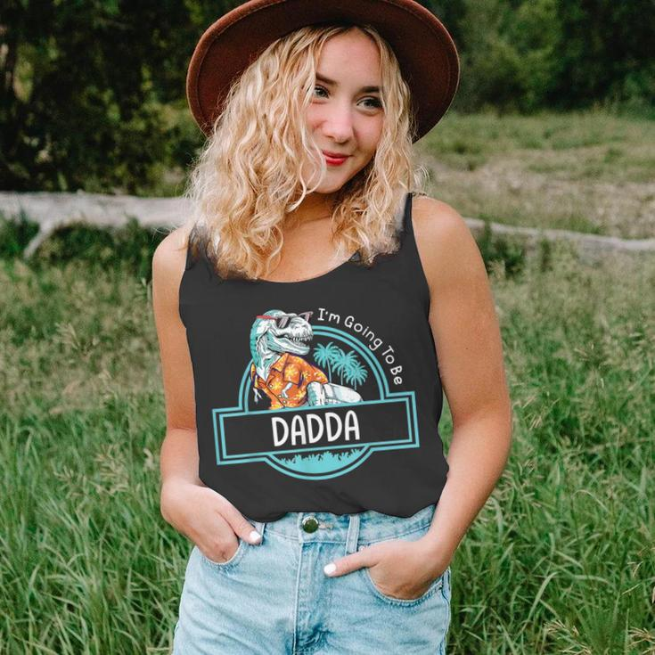 Daddy Dinosaur I'm Going To Be Dadda Baby Reveal 2024 Tank Top