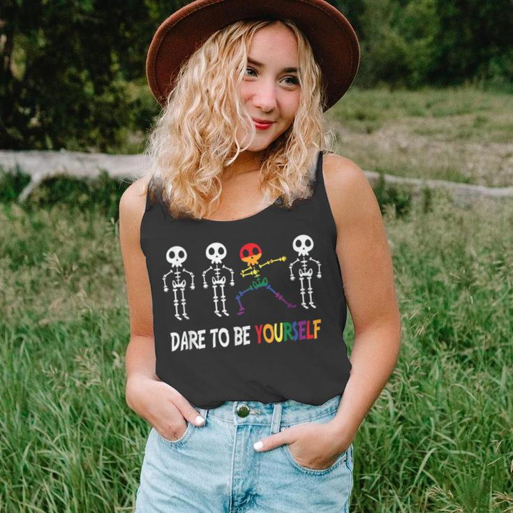 Dare To Be Yourself | Cute Lgbt Pride Unisex Tank Top