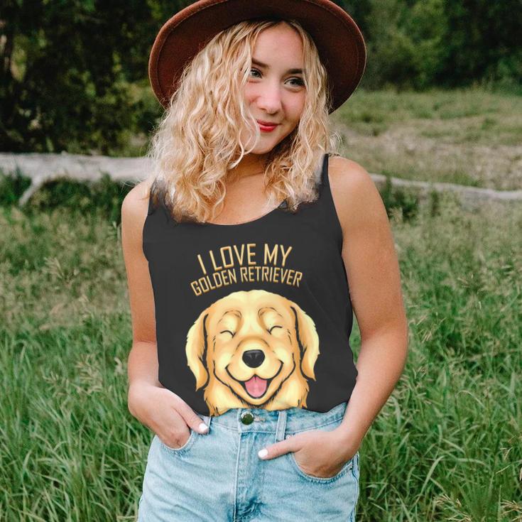 Dog Lover I Love My Golden Retriever Unisex Tank Top