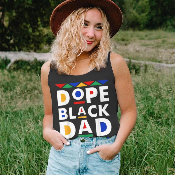 Dope Black Dad Junenth Black History Month Pride Fathers Pride Month Tank Top