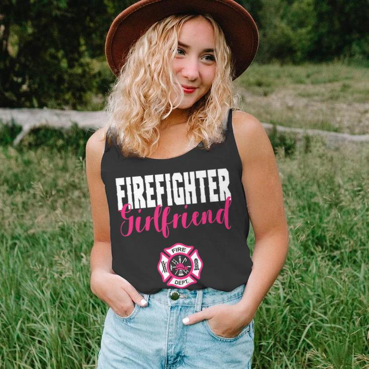 Firefighter Girlfriend For Support Of Your Fireman Unisex Tank Top