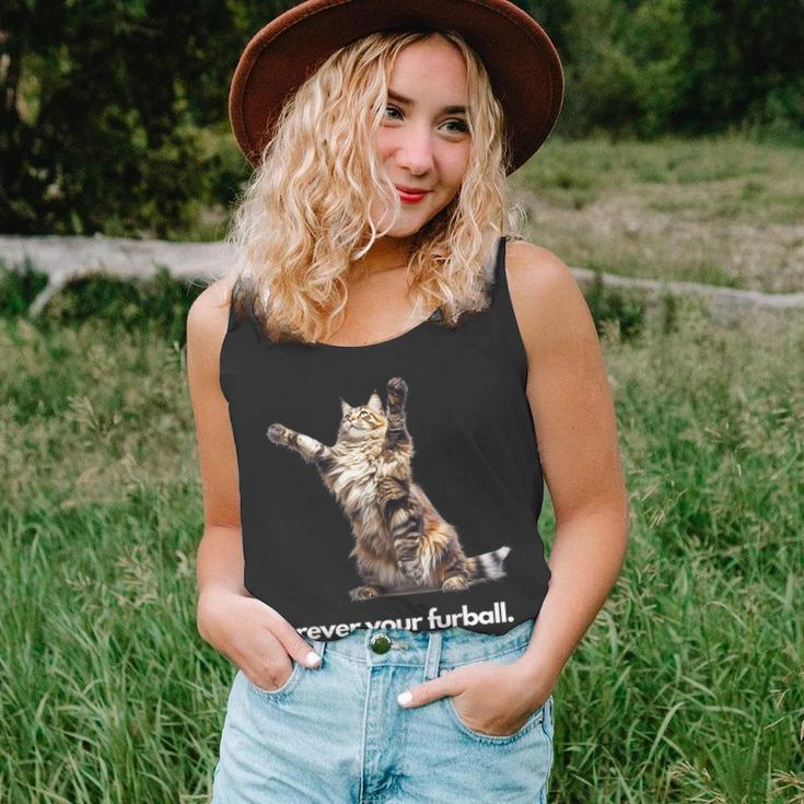 Forever Your Furball Thank You For Rescuing Me Cat Unisex Tank Top