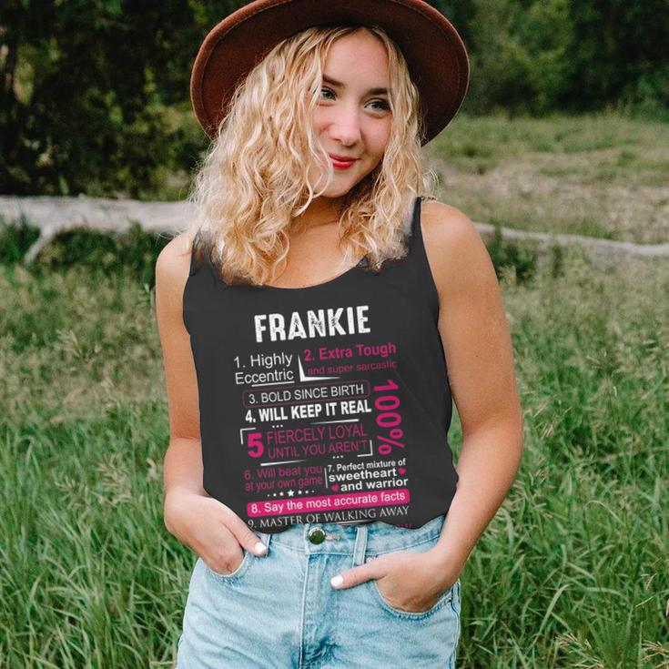 Frankie Name Gift Frankie Name V2 Unisex Tank Top