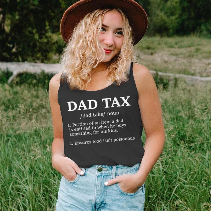 Funny Dad Tax Definition Apparel Fathers Day Unisex Tank Top