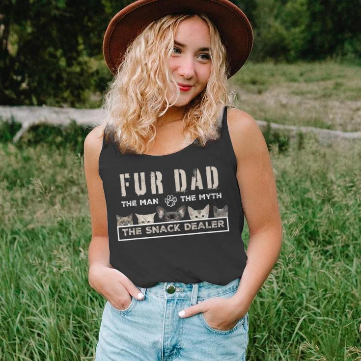 Fur Dad The Man The Myth Men Funny Dog Cat Fathers Day Unisex Tank Top