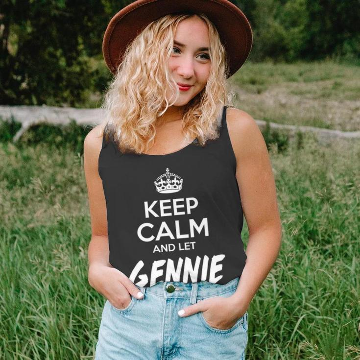 Gennie Name Gift Keep Calm And Let Gennie Handle It Unisex Tank Top