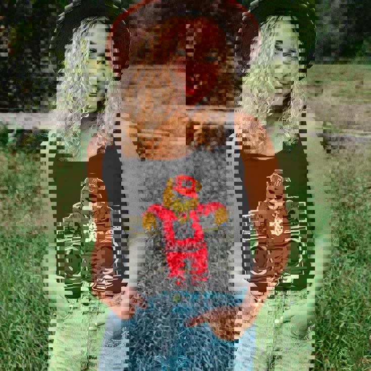 Hip Hop Teddy Bear Hip Hop Anniversary Graffiti Boombox Tank Top