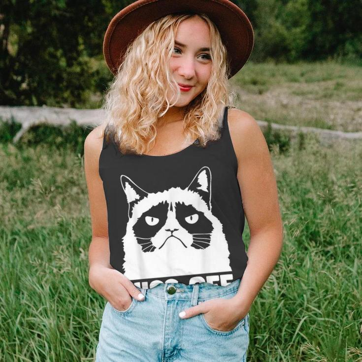 Hiss Off Funny Cat Lover Cute Cat Graphic Unisex Tank Top