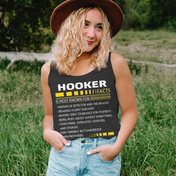 Hooker Name Gift Hooker Facts Unisex Tank Top