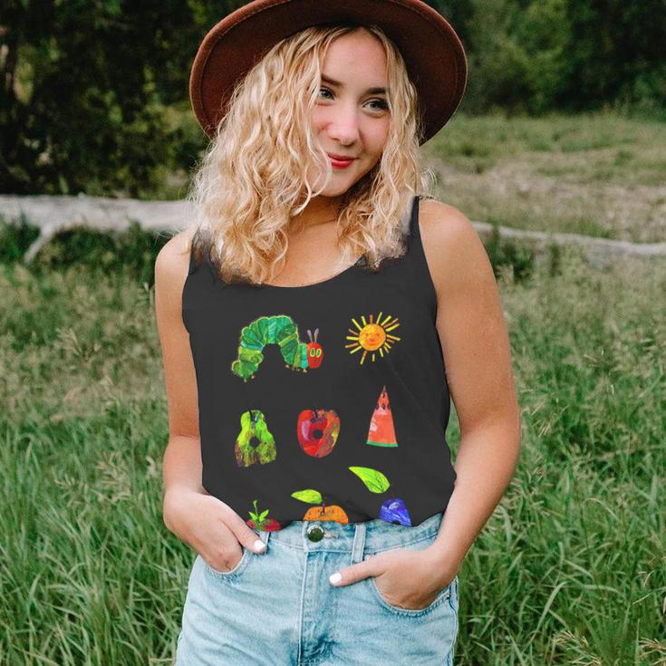 Hungry Caterpillar Funny Book Lover Vintage For Kids Unisex Tank Top
