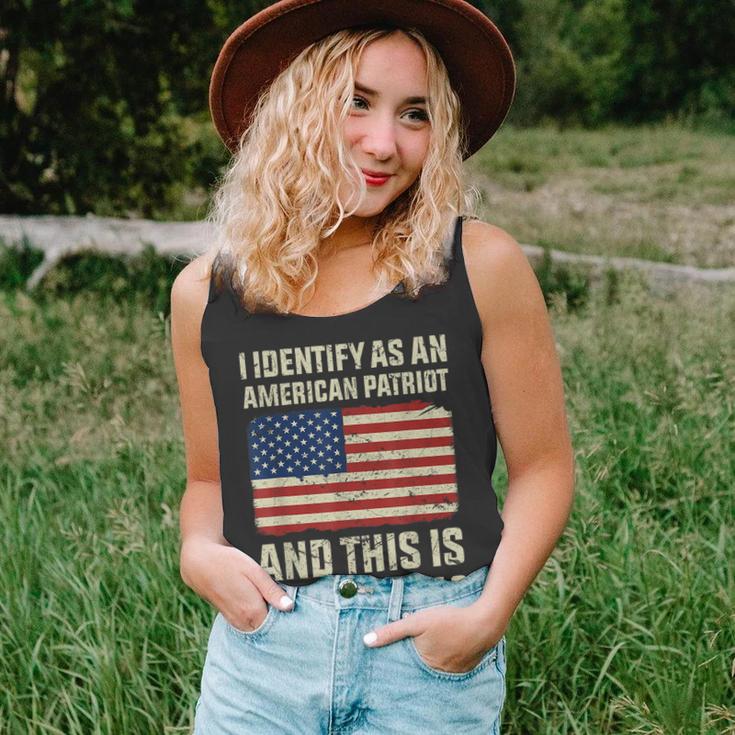 I Identify As An American Patriot This Is My Pride Flag Unisex Tank Top