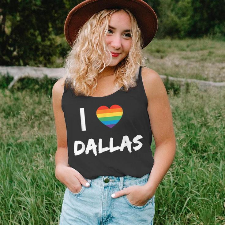 I Love Dallas Gay Pride Lbgt Unisex Tank Top