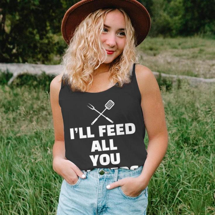 Ill Feed All You Fuckers Vulgar Bbq Barbecue Grilling Gift Unisex Tank Top