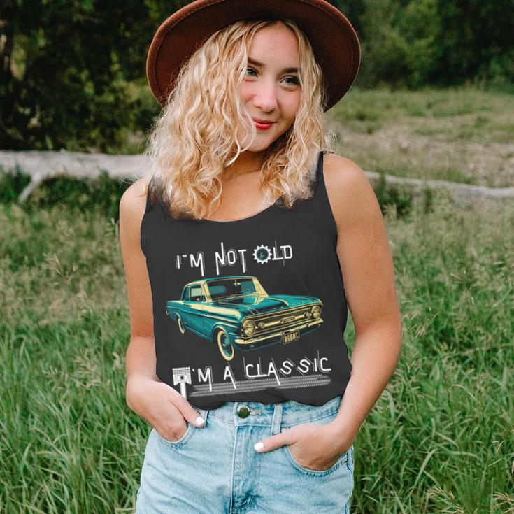 I'm Not Old I'm Classic Dad Retro Colour Vintage Muscle Car Tank Top