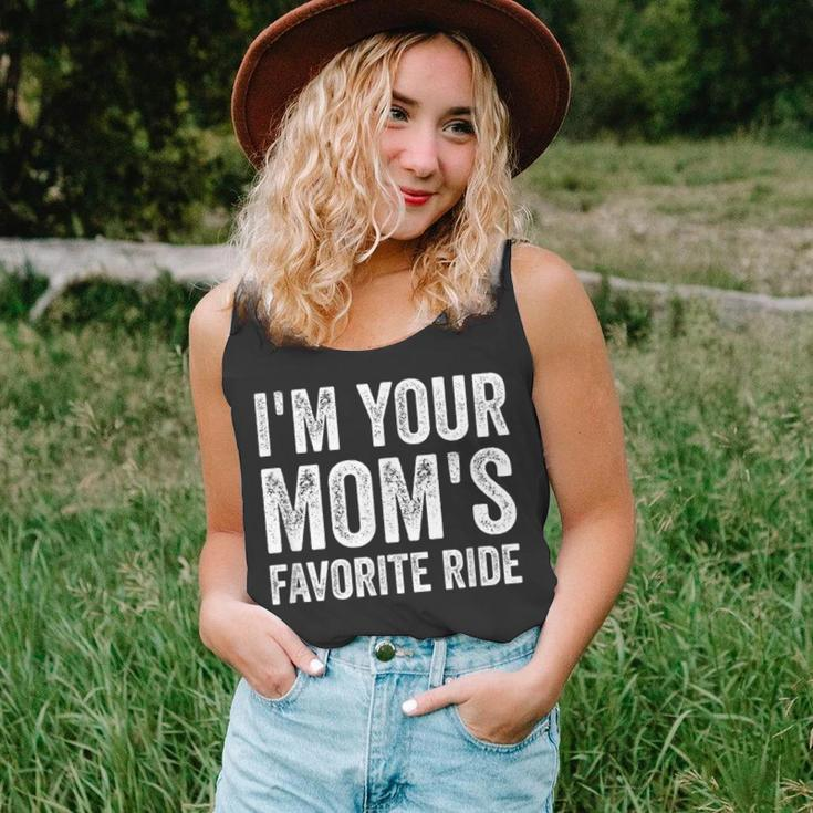 Inappropriate Im Your Moms Favorite Ride Funny N Unisex Tank Top