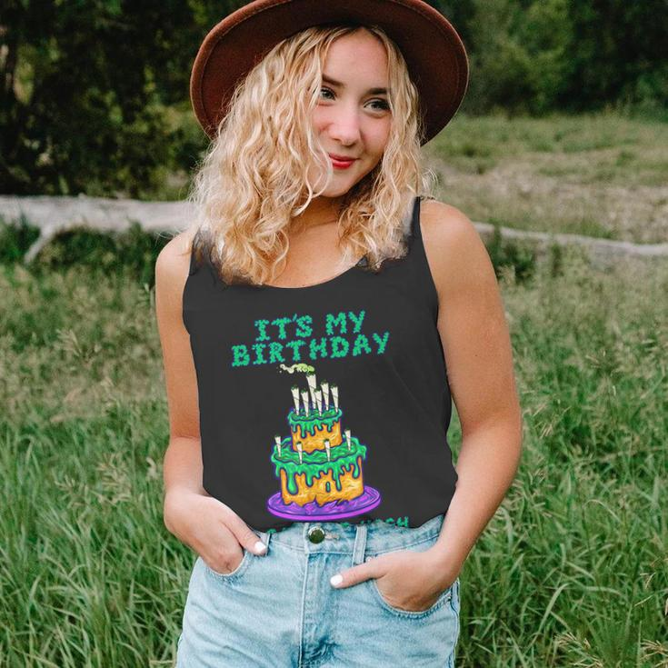 It's My Birthday Cannabis Marijuana 420 Birthday Cake Tank Top