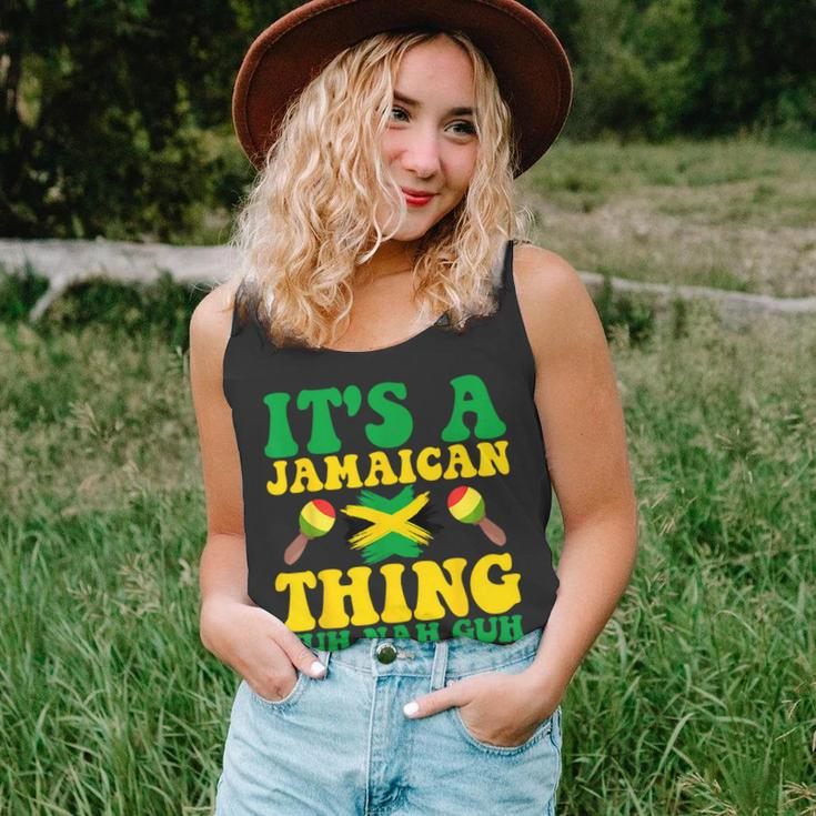 Its A Jamaican Thing Yuh Nah Guh Understand Jamaican Roots Unisex Tank Top