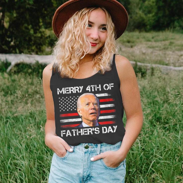 Joe Biden Merry 4Th Of Fathers Day 4Th Of July Us Flag Tank Top