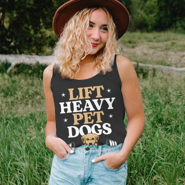 Lift Heavy Pet Dogs Bodybuilding Weight Training Gym Unisex Tank Top