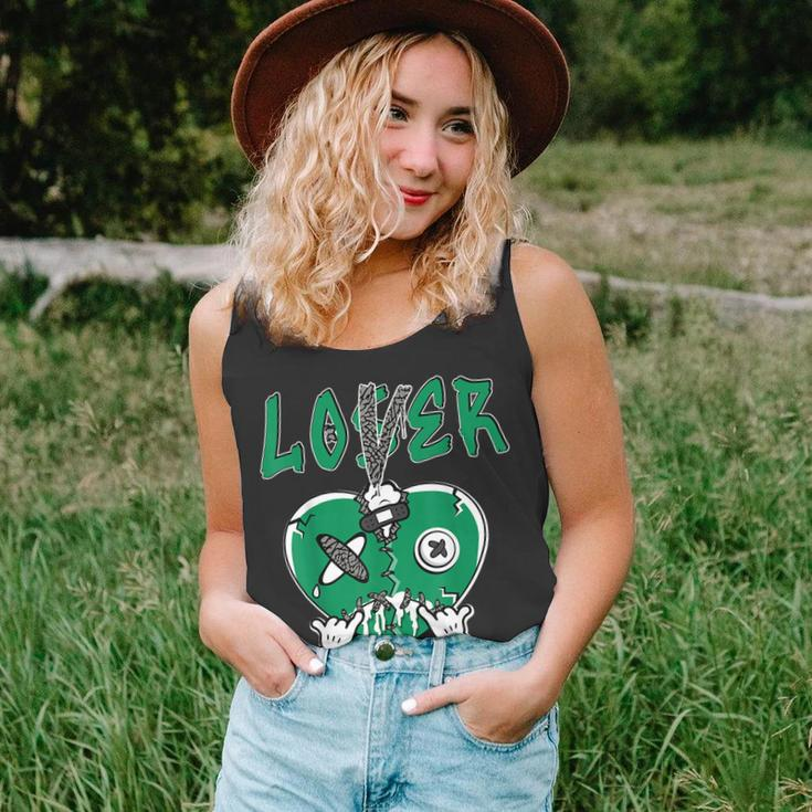 Loser Lover Heart Dripping Pine Green 3S Matching Tank Top