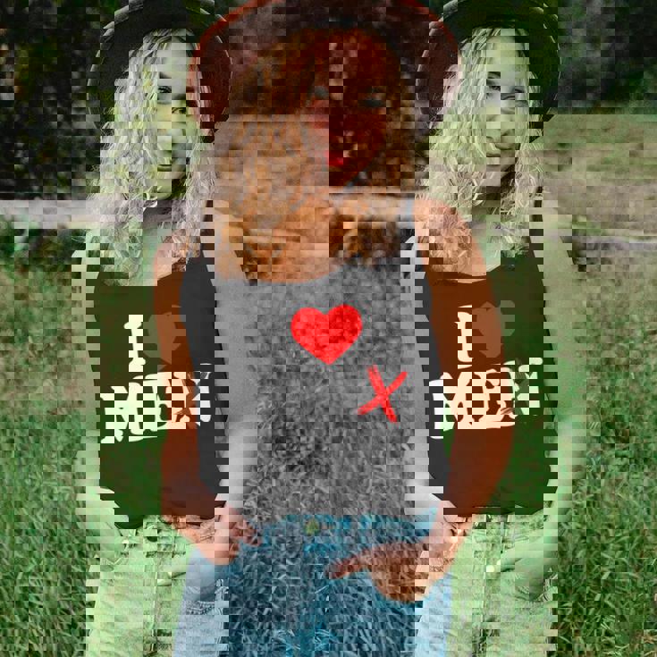 I Love Without The N Heart With N Crossed Out Tank Top