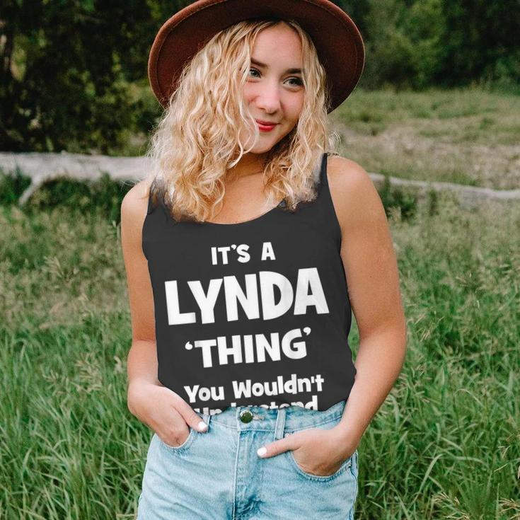 Lynda Thing Name Funny Unisex Tank Top