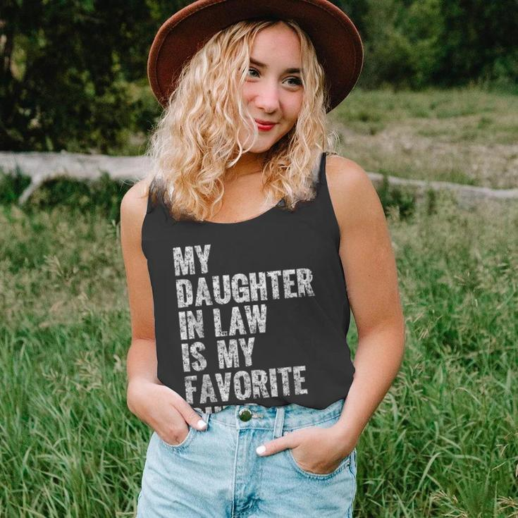 My Daughter In Law Is My Favorite Child Girl Dad Father Day Unisex Tank Top