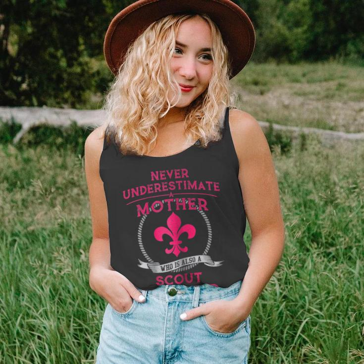 Never Underestimate A Scout Leader Who Is Also A Mother Unisex Tank Top