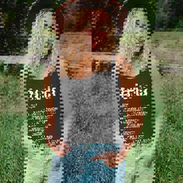 Patricia Definition Personalized Name Funny Birthday Gift Unisex Tank Top