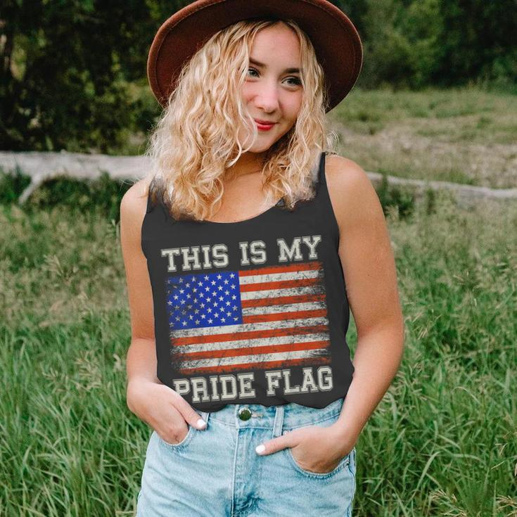 Patriotic This Is My Pride Flag Usa American 4Th Of July Unisex Tank Top