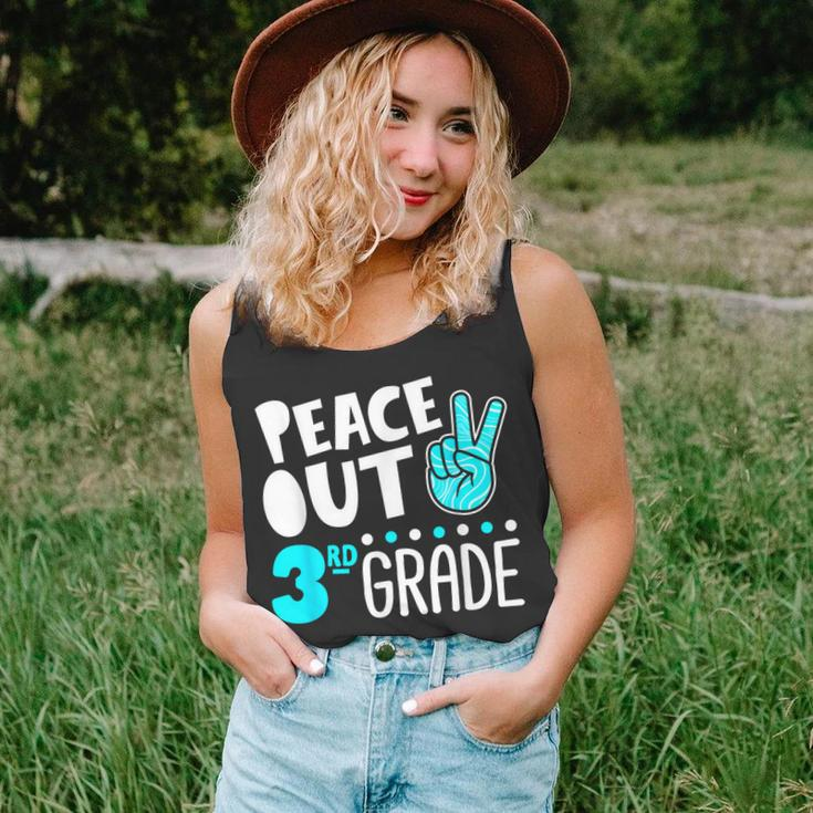 Peace Out 3Rd Grade Graduation Last Day School 2021 Funny Unisex Tank Top